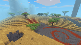 Multiplayer infinite-world block sandbox