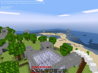 Multiplayer infinite-world block sandbox