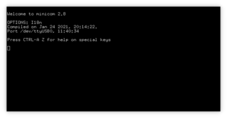 Friendly menu driven serial communication program