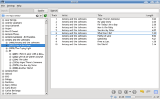 a small music player written in Python and inspired by Amarok
