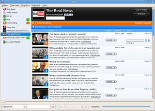 GTK+ based RSS video aggregator