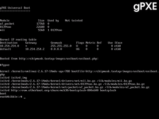 Create tagged images for Etherboot or Netboot