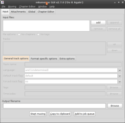 Set of tools to work with Matroska files - GUI frontend