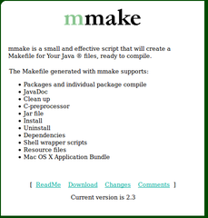 Makefile generator for Java programs