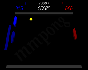 massively multiplayer pong game client (OpenGL version)