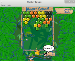 game in which you must explode all bubbles
