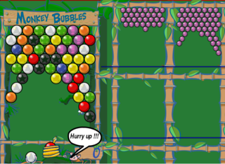 game in which you must explode all bubbles