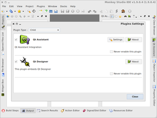 can integrate qt tools