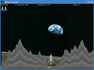 game based on the classic moon lander