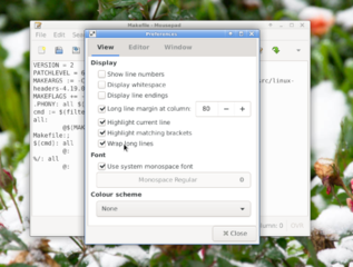 Menu-Edit-Preferences-View-Wrap long lines