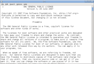 simple Xfce oriented text editor