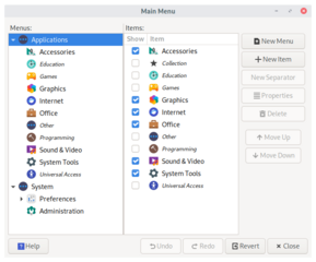easy MATE menu editing tool