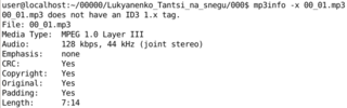 mp3info -x 00_01.mp3