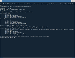 Rename mp3 files based on id3tags