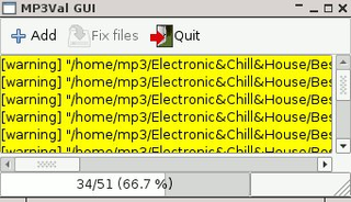 program for MPEG audio stream validation