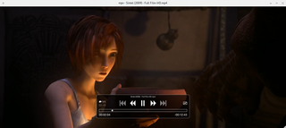 Screenshot of mpv