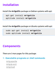 Utilities to generate statistics for mrtg
