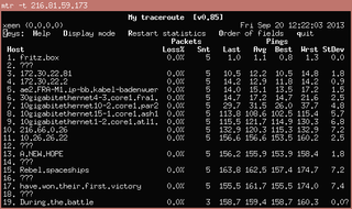 mtr ncurses frontend (mtr -t address)