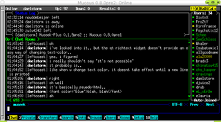 Python/curses client for museekd