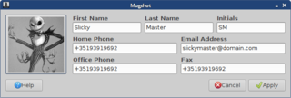 lightweight user-configuration application