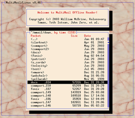 Offline reader for Blue Wave, QWK, OMEN and SOUP
