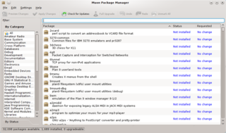 graphical package manager