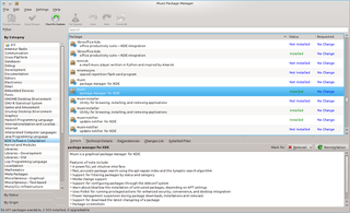 graphical package manager