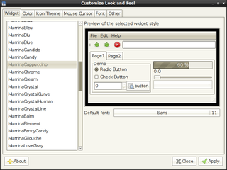 themes for gtk2 murrine engine