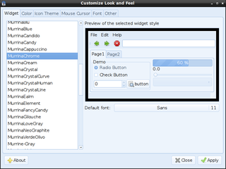 themes for gtk2 murrine engine