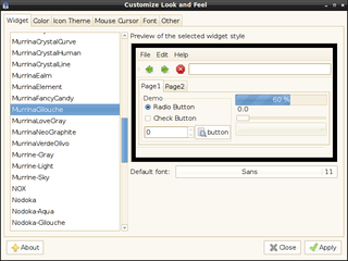 themes for gtk2 murrine engine