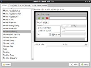 themes for gtk2 murrine engine
