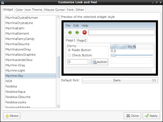 themes for gtk2 murrine engine