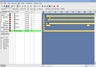 Qt-based audio/MIDI sequencer
