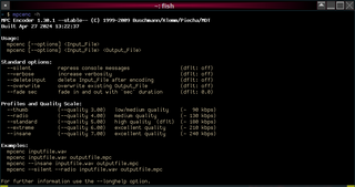 MusePack commandline utilities