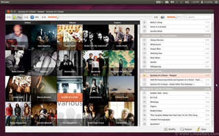 Simple but sophisticated graphical music player