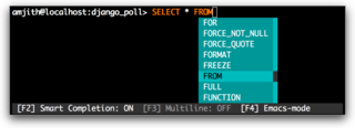 CLI for MySQL/MariaDB with auto-completion and syntax highlighting