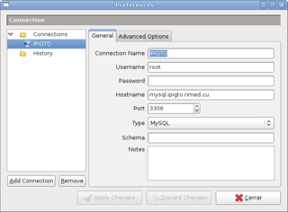 GUI tool for intuitive MySQL administration