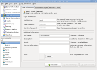 GUI tool for intuitive MySQL administration