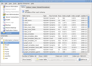 GUI tool for intuitive MySQL administration