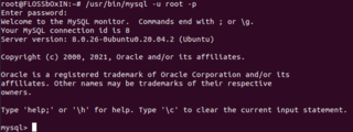 MySQL database server (metapackage depending on the latest version)