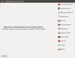 Mythbuntu Configuration Application