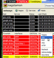 Nagios status monitor which takes place in systray or on desktop