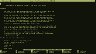 small, friendly text editor inspired by Pico
