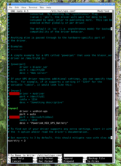 CTRL+O+Enter - write "ups.conf" (CTRL+X - Exit)
