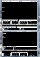 search and replace - Ctrl+\ or M+R