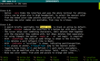 small, friendly text editor inspired by Pico
