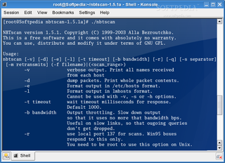 scan networks searching for NetBIOS information