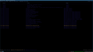 ncmpcpp in classic view