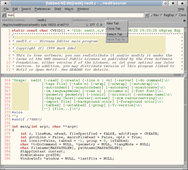 powerful, customizable, Motif based text editor