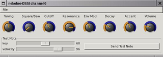 Simple single-oscillator DSSI plugin